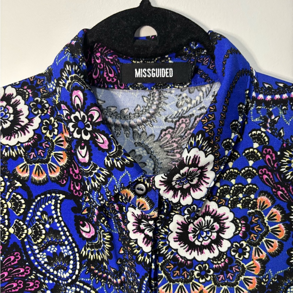 Medium Misguided Paisley Button Up